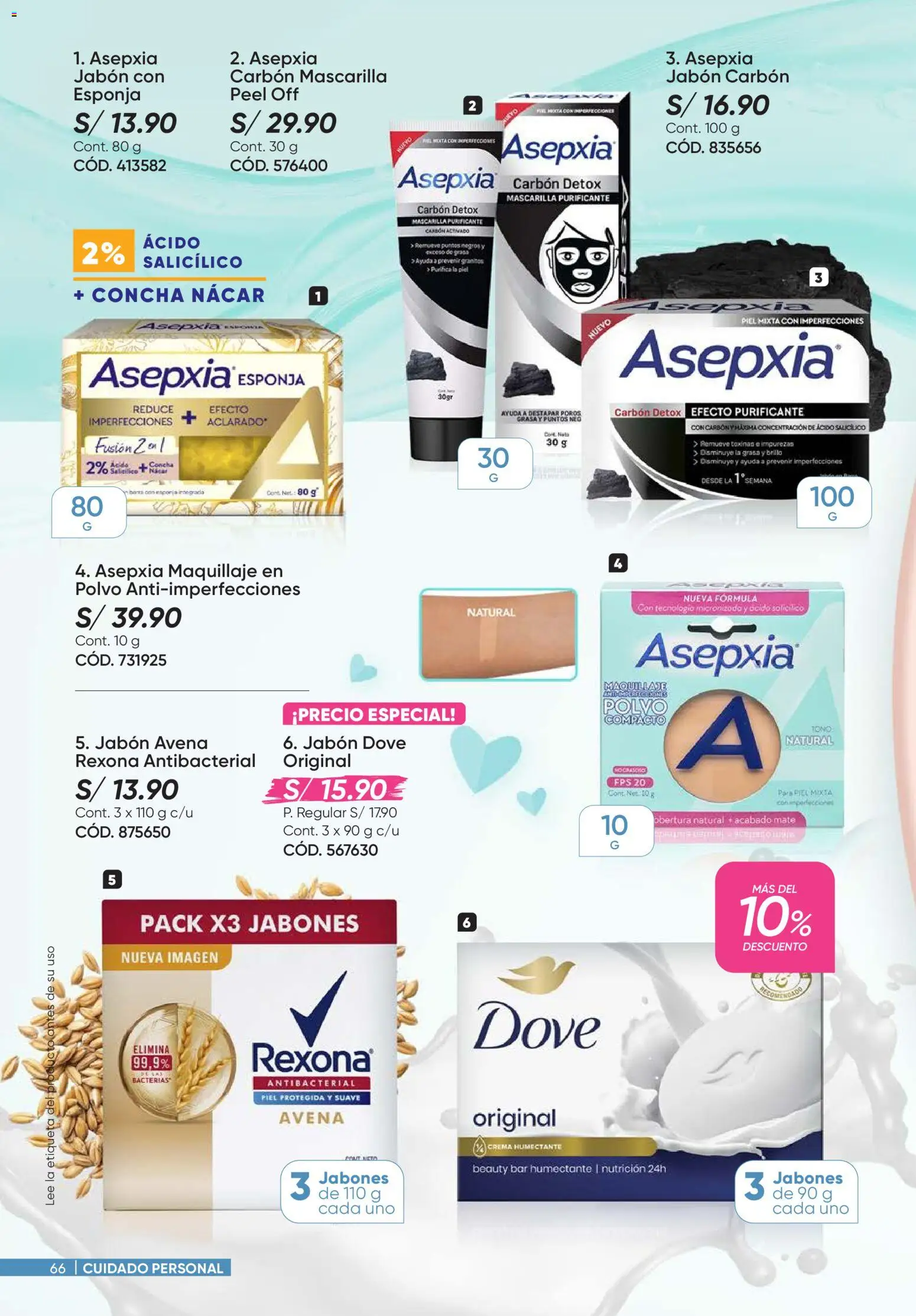 Catálogo Azzorti válido desde 07.01.2026 | Página: 66 | Productos: Crema, Avena, Maquillaje, Polvo