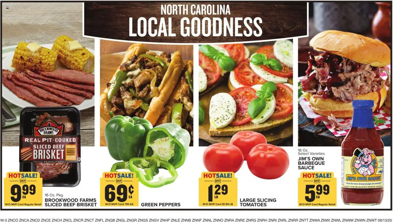 Food Lion Weekly - NC - valid from 13.08.2025 | Page: 17 | Products: Peppers, Tomatoes, Beef, Sauce