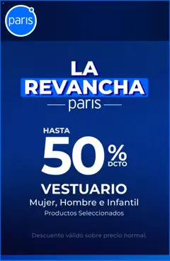 Paris ofertas  válido desde el 09.10.2025