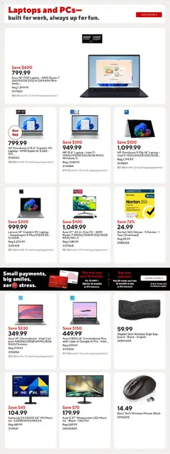 Preview of Staples weekly flyer / circulaire from shop Staples valid from 10.04.2026 | Page: 9 | Products: PC