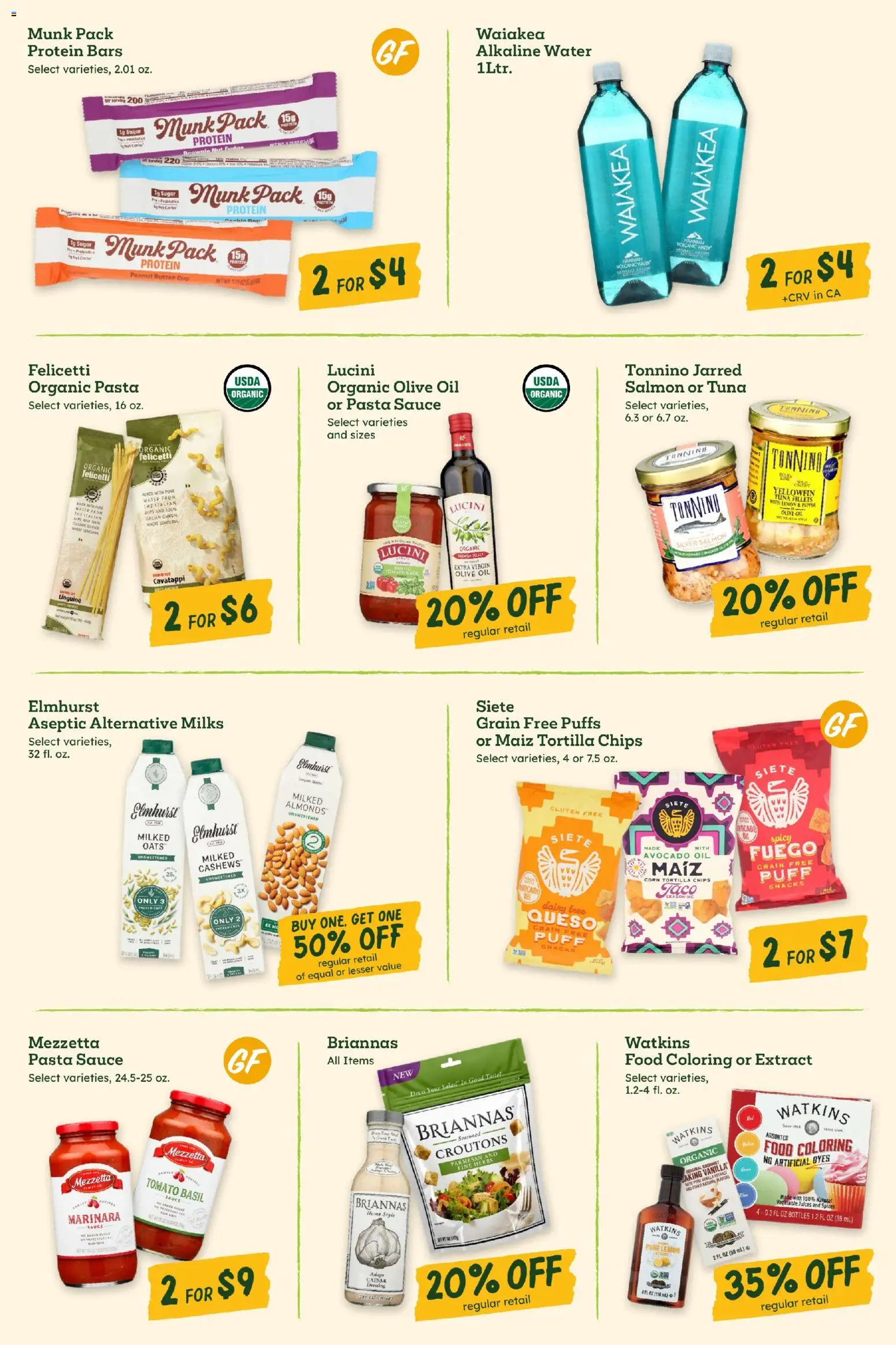 Sprouts Monthly Ad - valid from 25.02.2026 | Page: 12 | Products: Corn, Butter, Avocado, Sauce