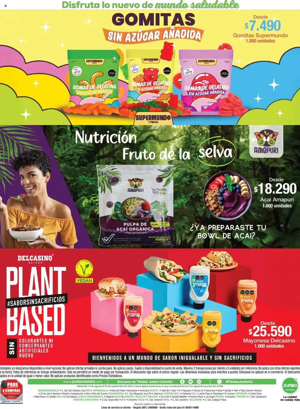 Jumbo revista - valida desde el 14.08.2025 | Página: 12 | Productos: Azucar, Sobre, Mesa, Mayonesa