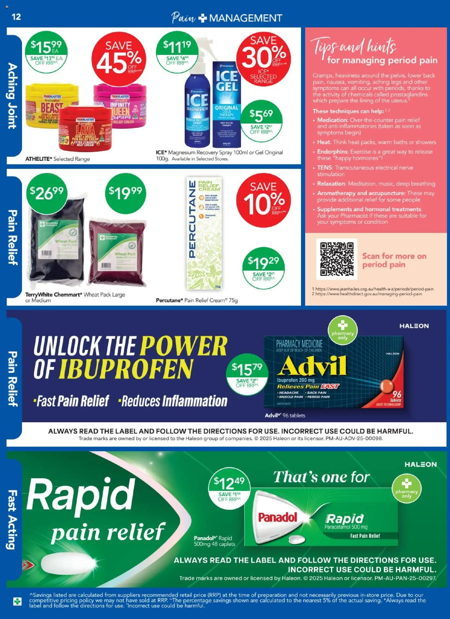 Terry White catalogue - valid from 13.11.2025 | Page: 12 | Products: Cream, Wheat, Tablets, Pain relief