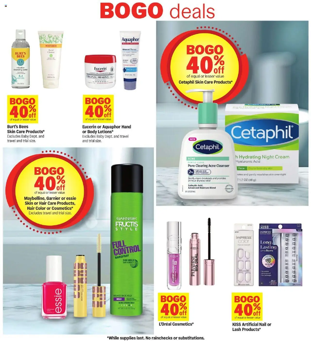 Meijer Weekly Ad - valid from 17.08.2025 | Page: 42 | Products: Hair color, Night Cream, Healing Ointment, Water