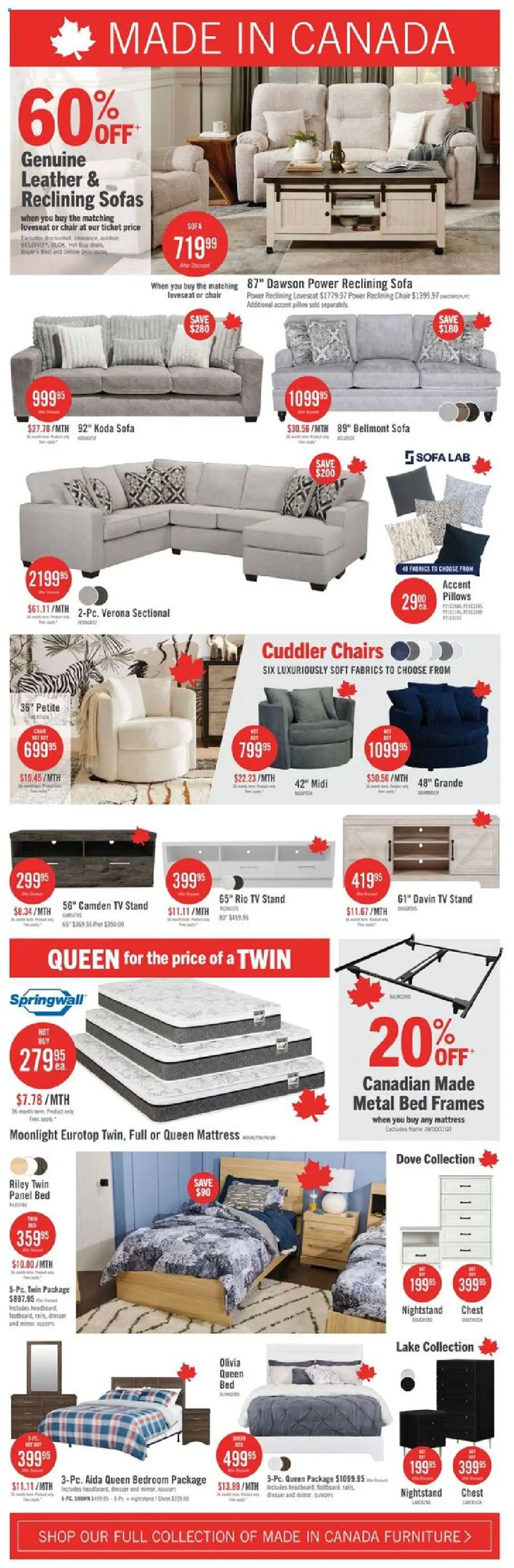 The Brick flyer valid from 31.07.2025 | Page: 9 | Products: Tv, Mattress, Pillow, Chair