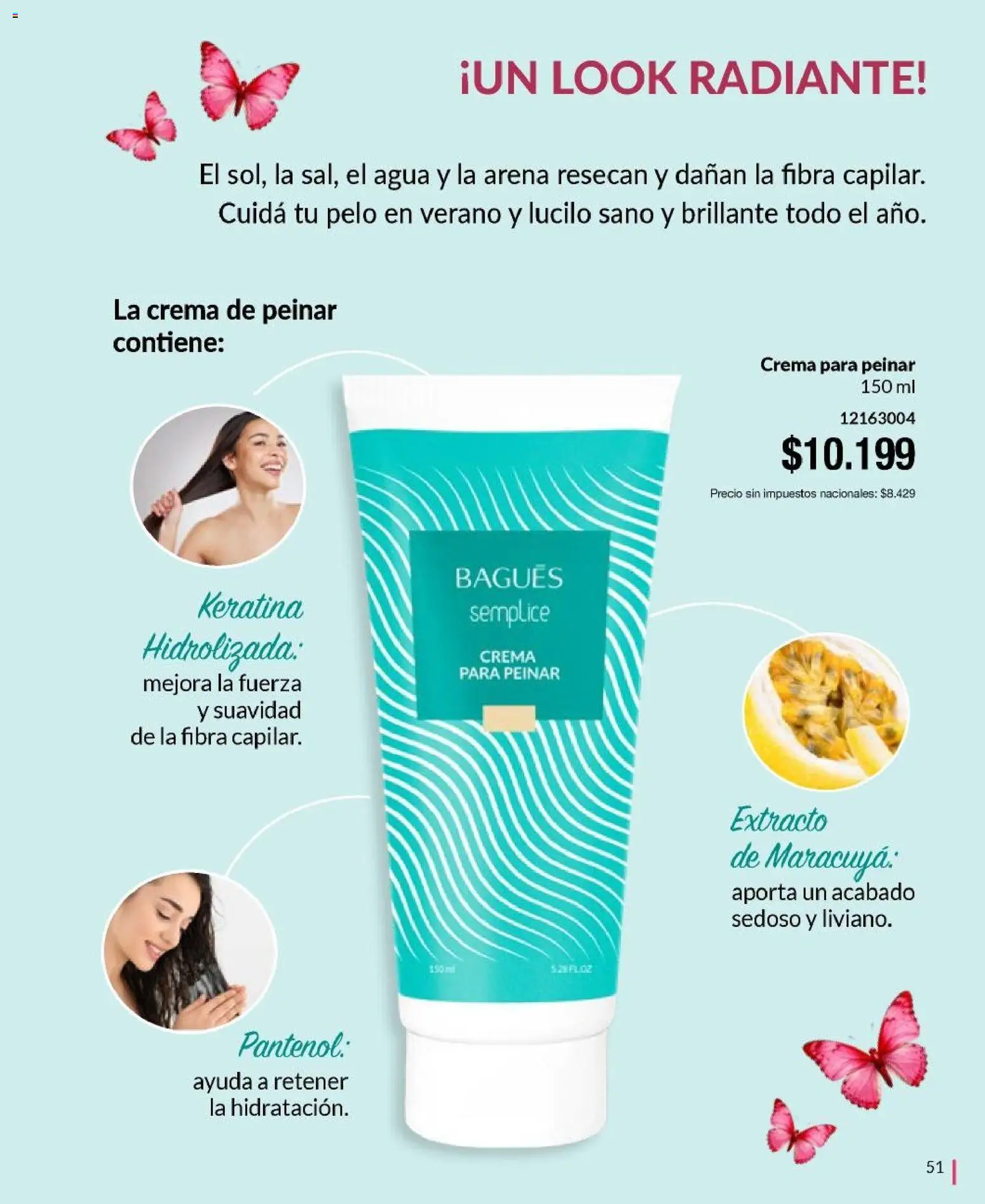 Bagués - Catálogo │ válido desde el 09.02.2026 | Página: 51 | Productos: Crema de peinar, Agua, Radiante, Crema
