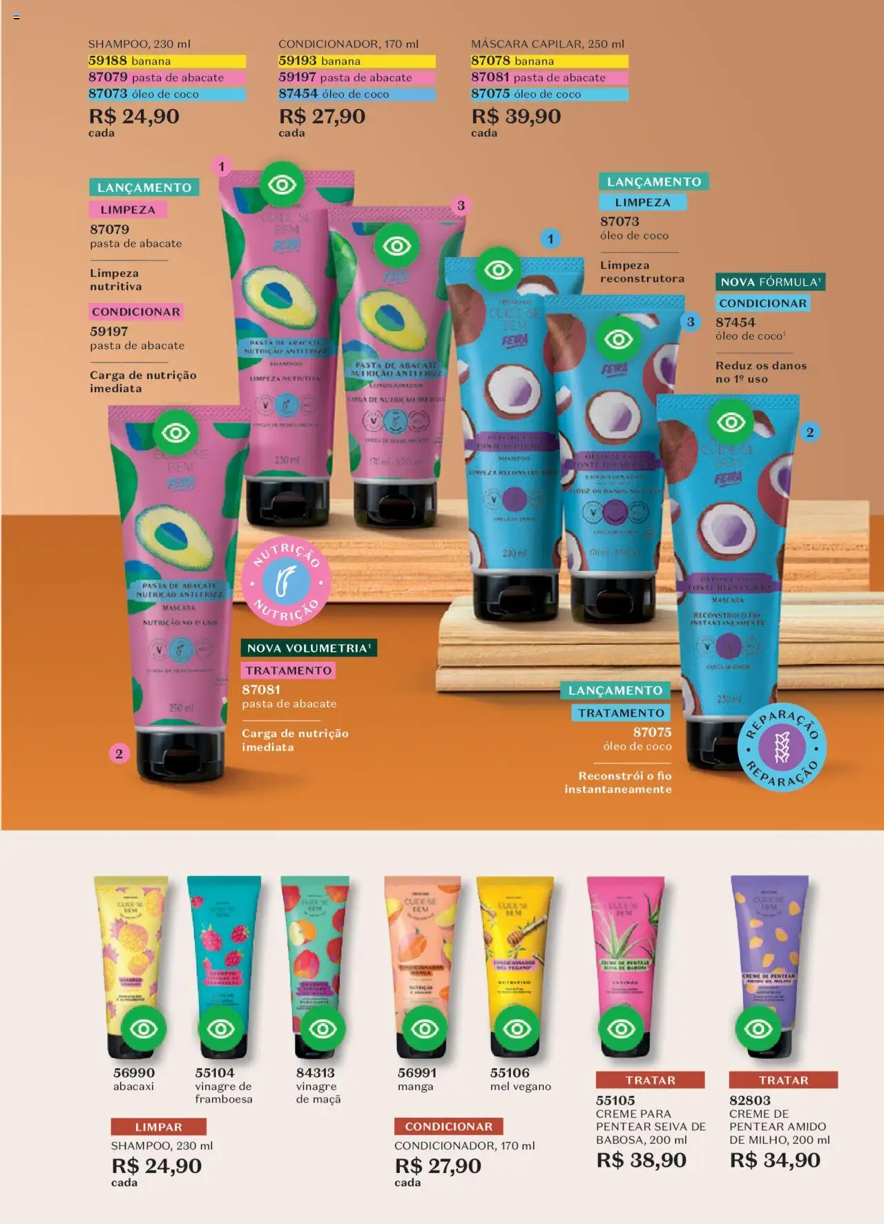 O Boticário Folheto - válido de 11.08.2025 | Página: 168 | Produtos: Vinagre, Óleo, Pasta, Óleo de coco