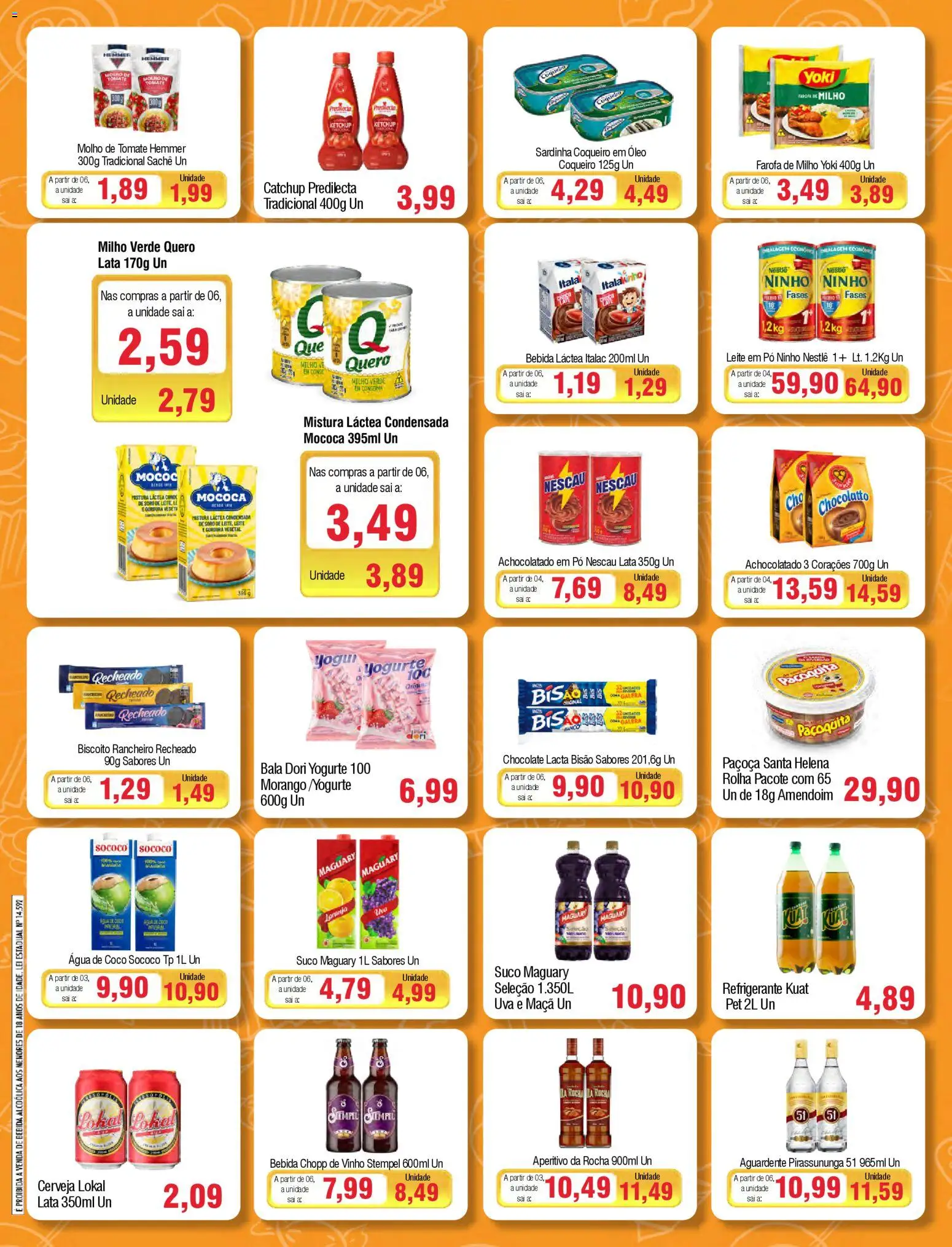 Spani Atacadista Folheto - válido de 28.10.2025 | Página: 3 | Produtos: Coco, Leite, Cerveja, Paçoca