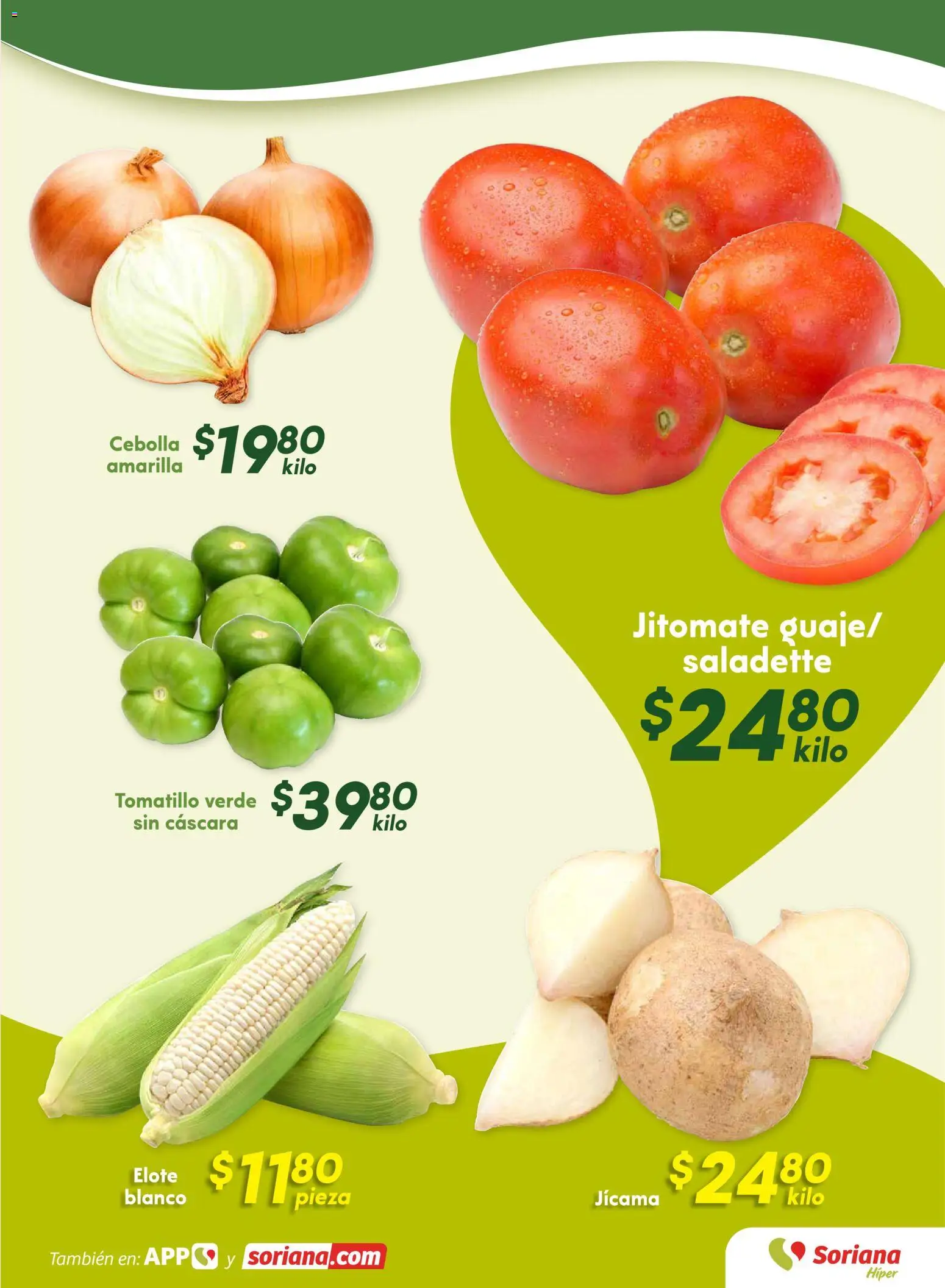 Nuevas ofertas de Soriana válidas en toda la República Mexicana desde el 15.11.2025. ¡Encuentra las mejores ofertas en Soriana - Ahorratón Híper: Ver, Tab, Chis, Camp, Yuc y Q. Roo! | Página: 7 | Productos: Cebolla