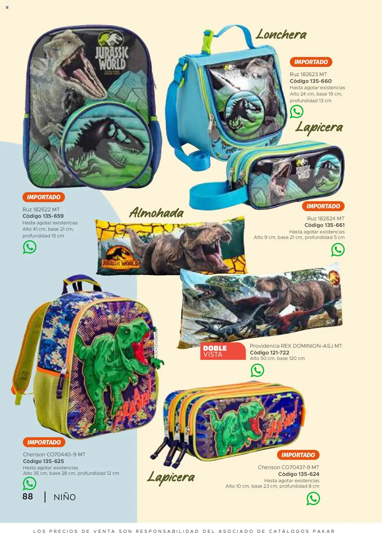 Nuevas ofertas de SC Pakar válidas en toda la República Mexicana desde el 24.07.2025. ¡Encuentra las mejores ofertas en SC Pakar - Catálogo Nino otoño / invierno! | Página: 88 | Productos: Almohada