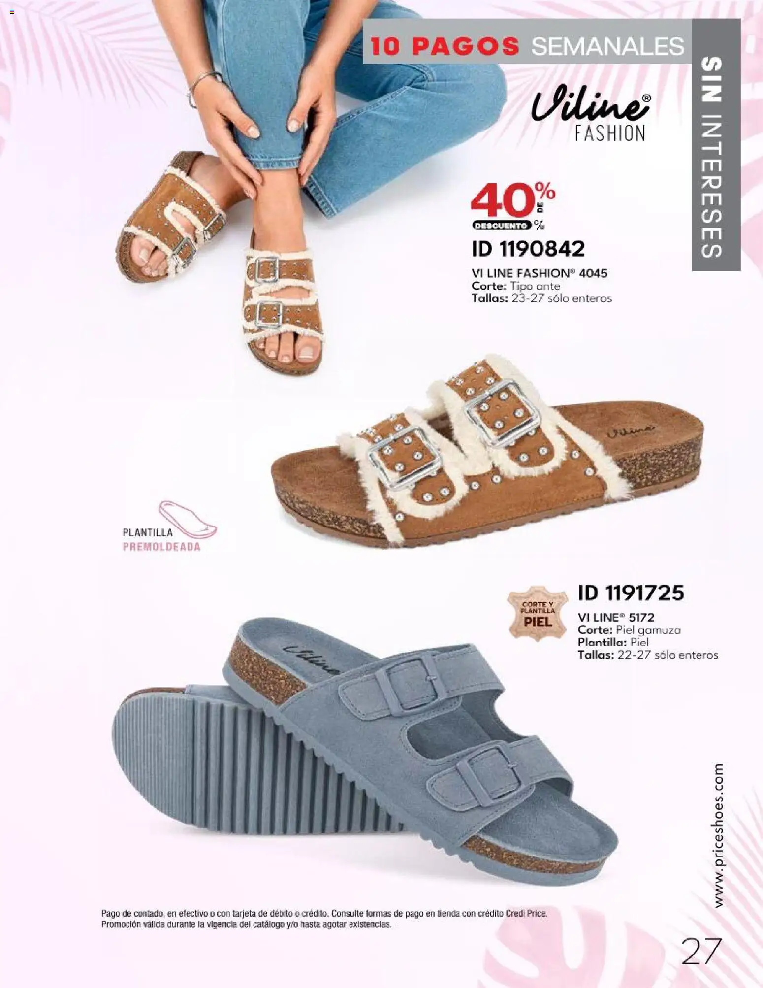 Nuevas ofertas de Price Shoes válidas en toda la República Mexicana desde el 20.03.2026. ¡Encuentra las mejores ofertas en Price Shoes catálogo 10 Pagos Sin Intereses! | Página: 27 | Productos: Gamuza