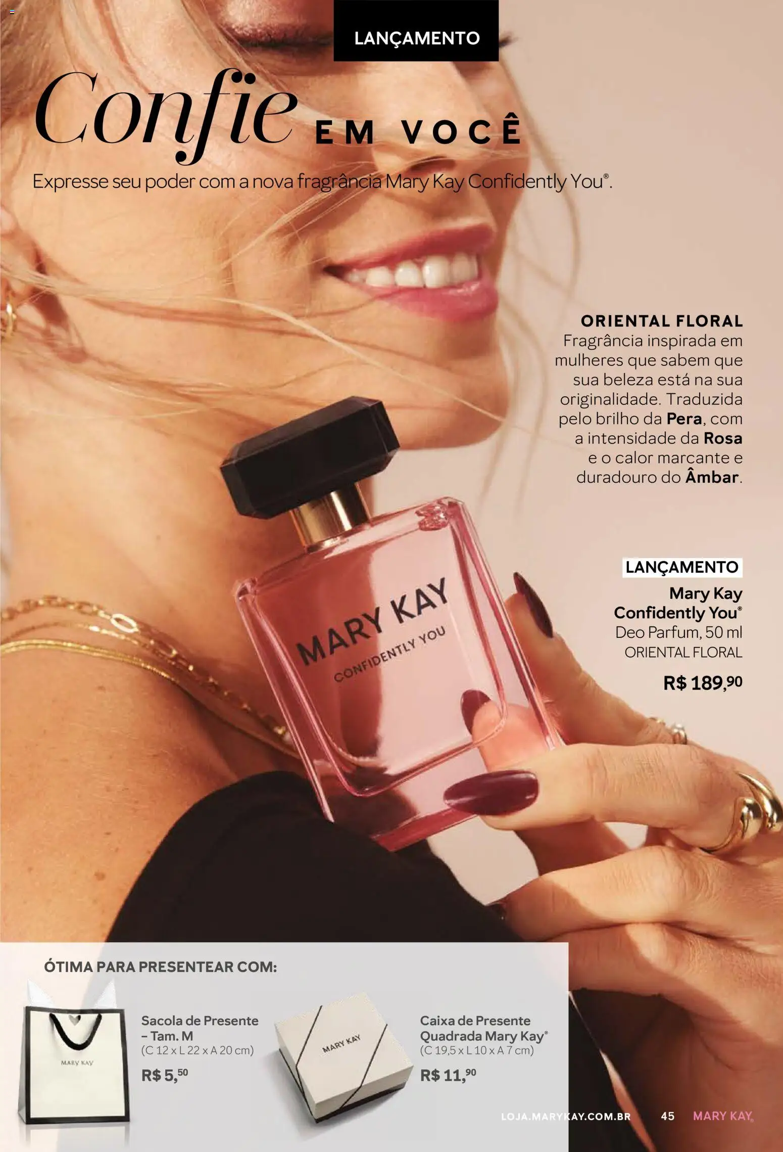 Mary Kay Folheto - válido de 01.01.2026 | Página: 45 | Produtos: Fragrância, Caixa