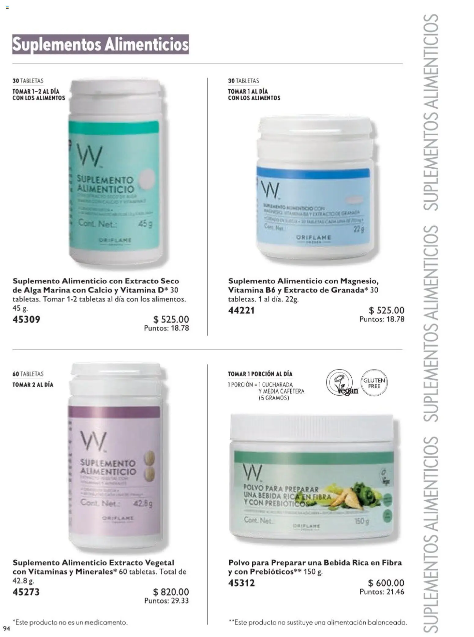 Nuevas ofertas de Oriflame válidas en toda la República Mexicana desde el 18.04.2026. ¡Encuentra las mejores ofertas en Oriflame campaña 6 2026! | Página: 94 | Productos: Vitaminas, Cafetera, Polvo