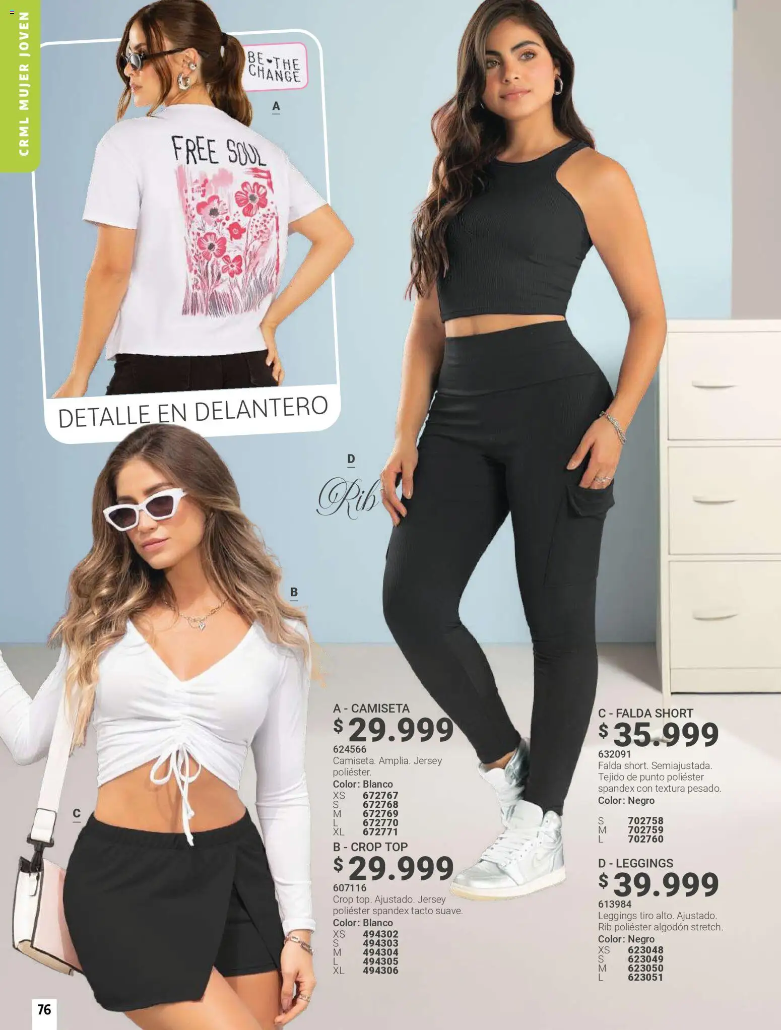 Carmel revista - valida desde el 01.05.2026 | Página: 76 | Productos: Algodón, Falda, Camiseta, Top
