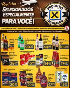X Supermercados ofertas Produtos importados - Pré-Visualização do folheto da loja X Supermercados, válido de 25.04.2026