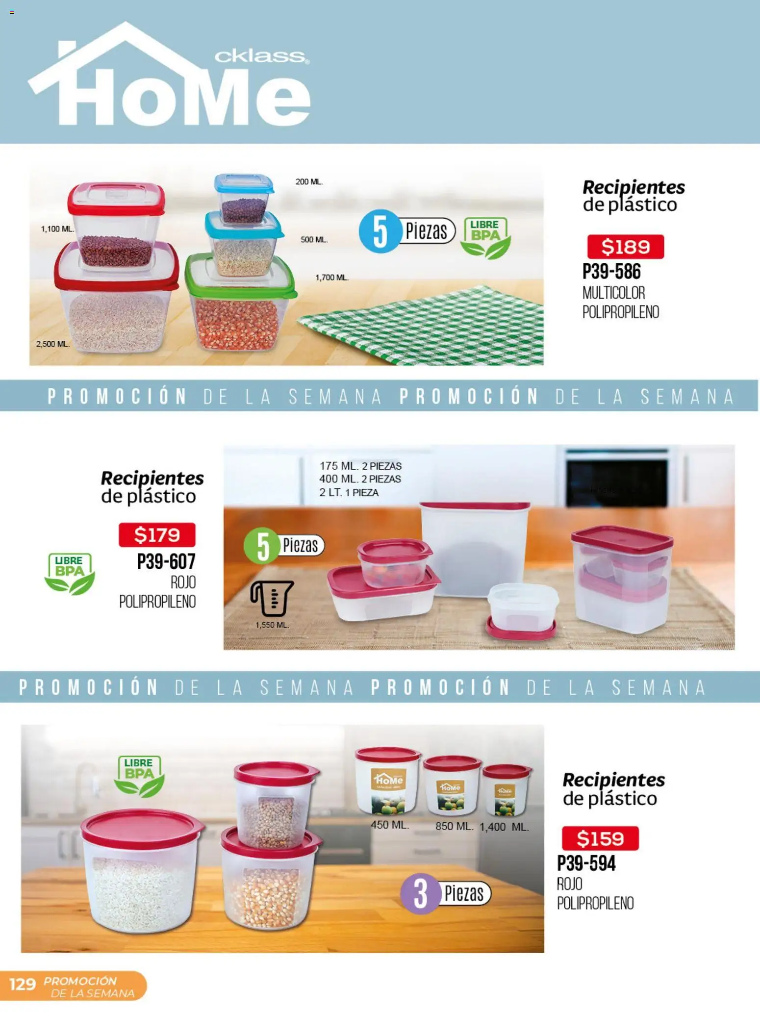 Nuevas ofertas de Cklass válidas en toda la República Mexicana desde el 30.03.2026. ¡Encuentra las mejores ofertas en Cklass catálogo Promo semanal! | Página: 130