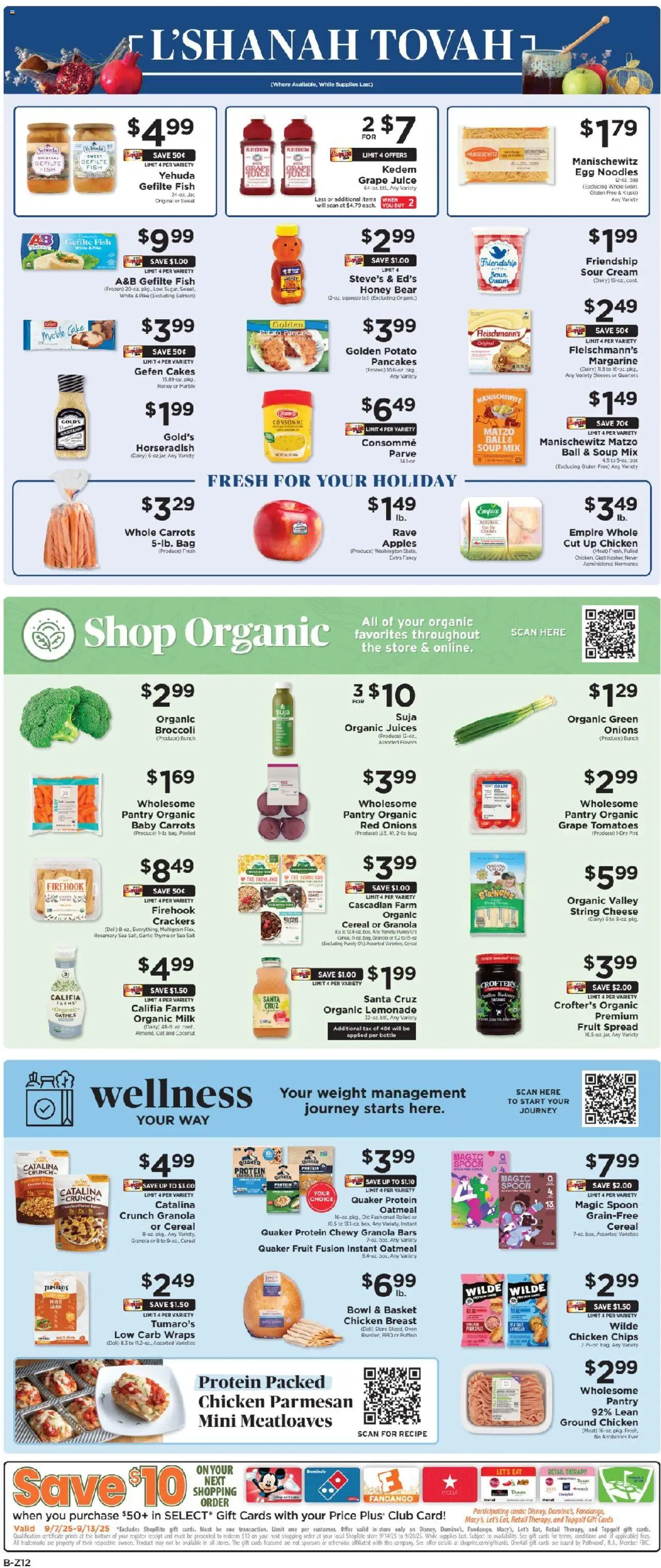 ShopRite Weekly Ad - valid from 07.09.2025 | Page: 10 | Products: Fusion, Basket, Noodles, Bag