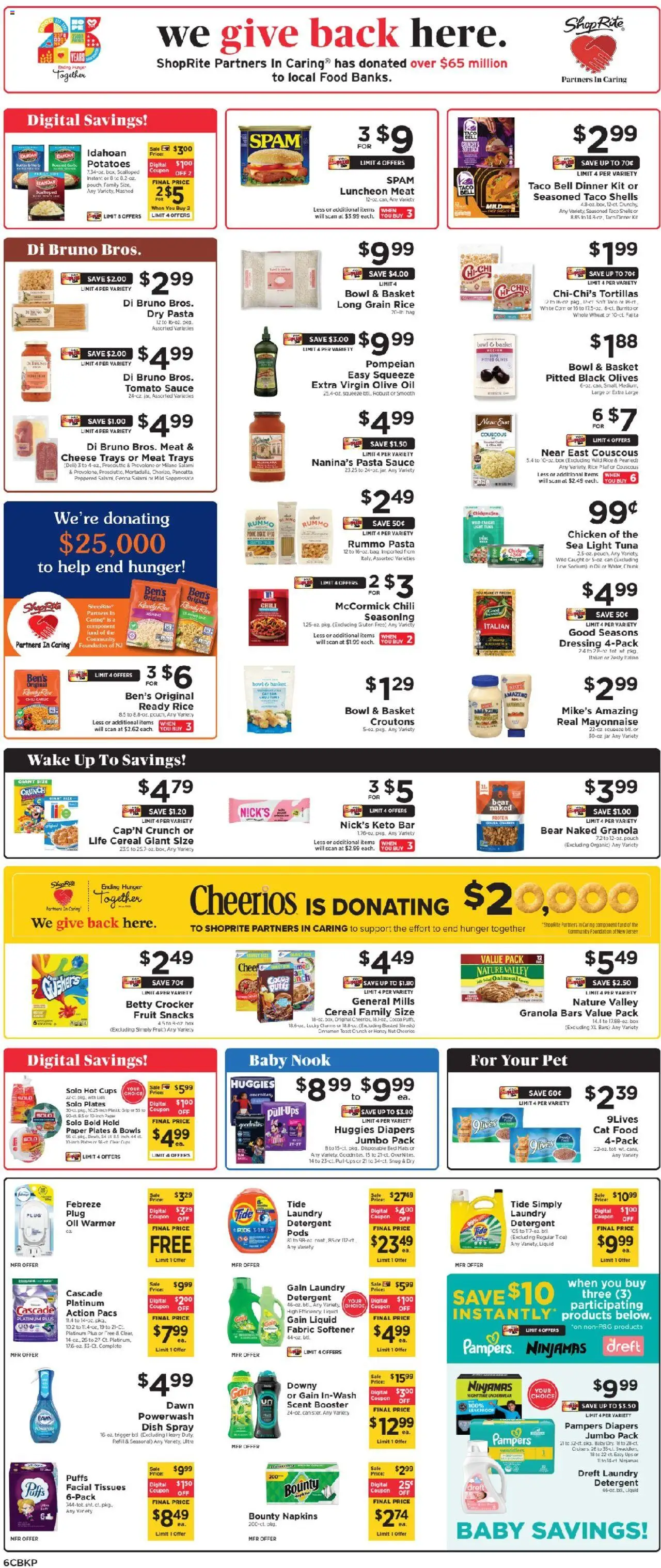 ShopRite Weekly Ad - NJ - valid from 07.09.2025 | Page: 7 | Products: Foundation, Cheese, Oil, Fabric softener