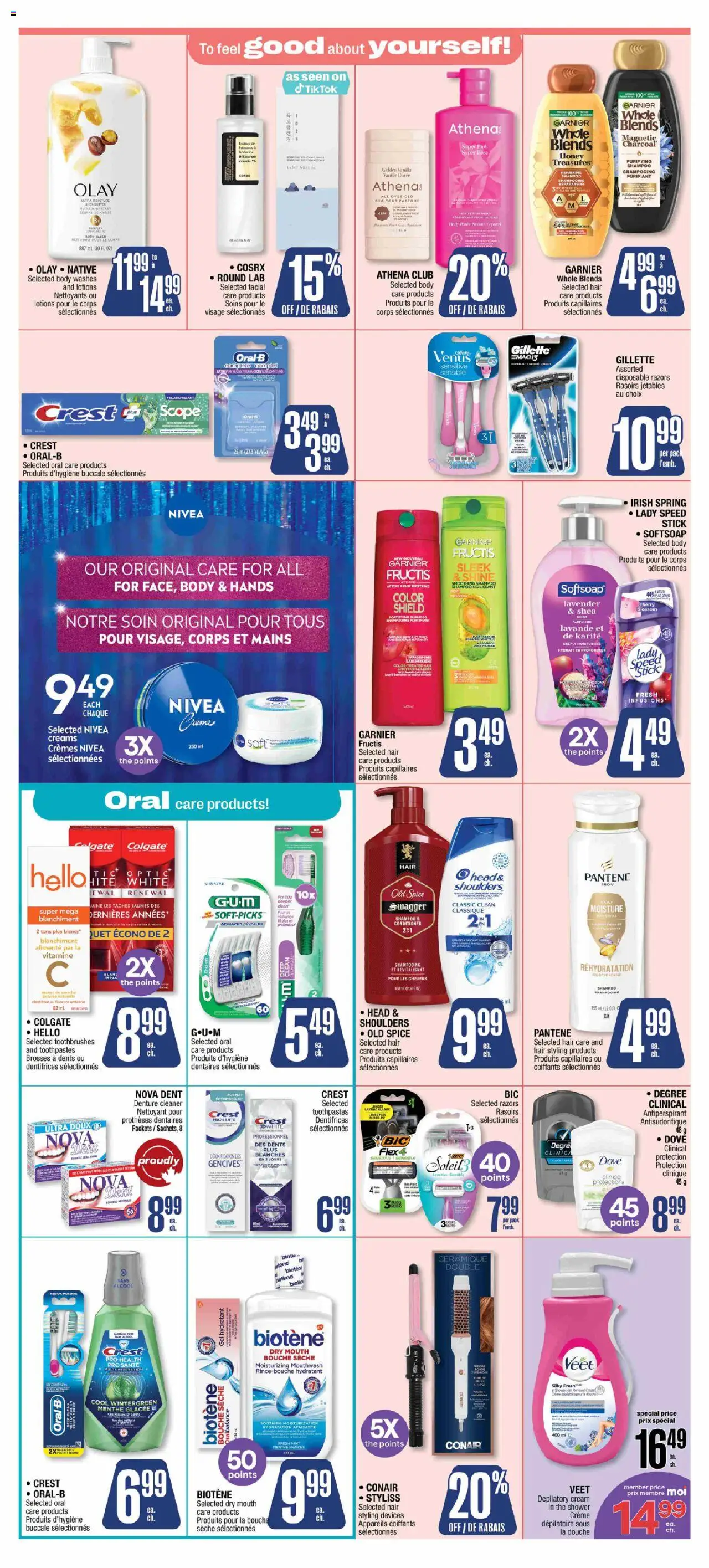 Jean Coutu flyer valid from 23.10.2025 | Page: 7 | Products: Cream, Body wash, Mouthwash, Butter