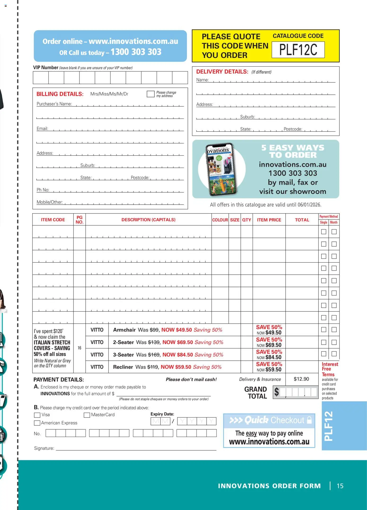 Innovations catalogue - valid from 19.11.2025 | Page: 15 | Products: Armchair, Recliner, Date, Fax