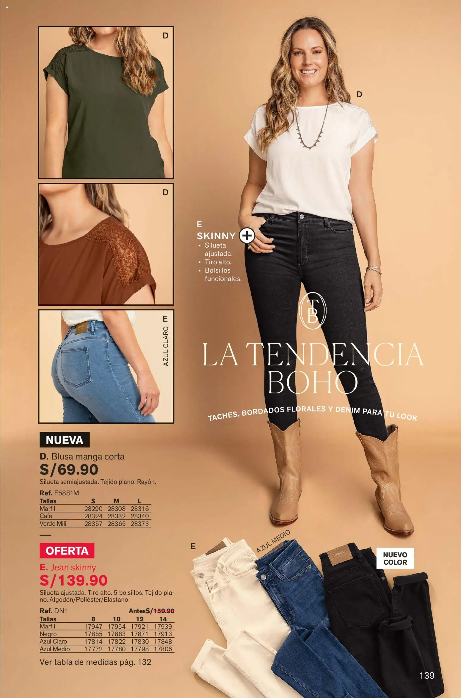 Catálogo Leonisa válido desde 26.12.2025 | Página: 139 | Productos: Café, Blusa