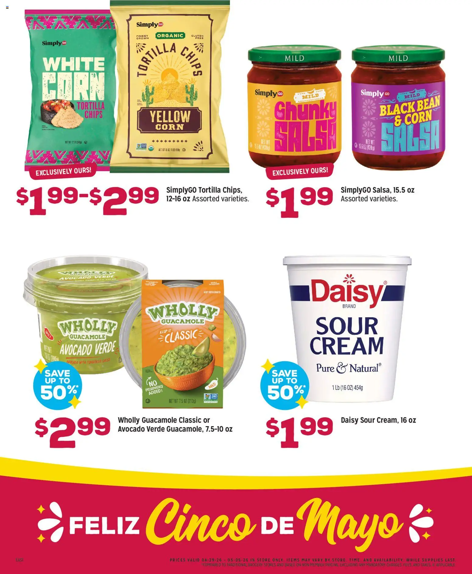 Grocery Outlet Weekly Ad - NJ - valid from 29.04.2026 | Page: 2 | Products: Corn, Chips, Cream, Avocado