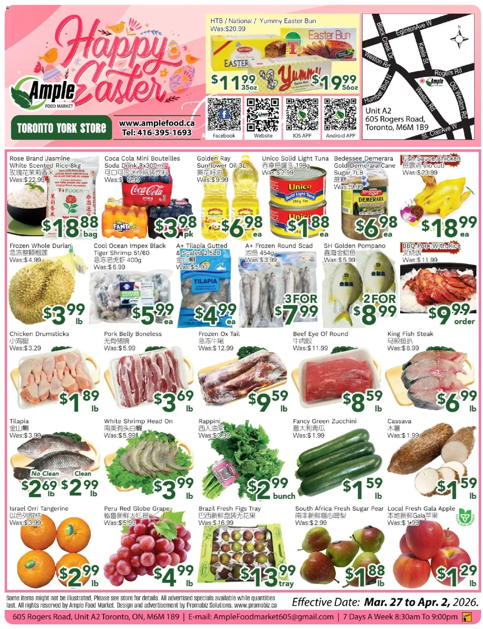 Ample Food Market flyer valid from 27.03.2026 | Page: 1