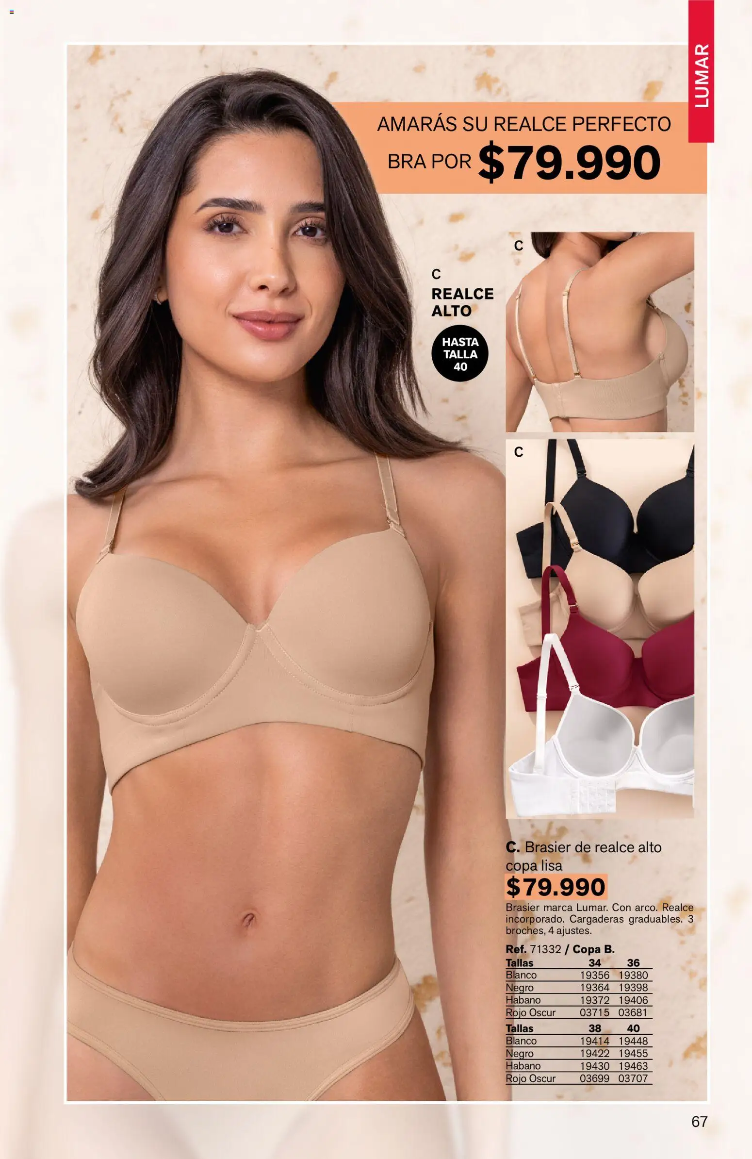 Leonisa revista - valida desde el 03.04.2026 | Página: 67 | Productos: Brasier