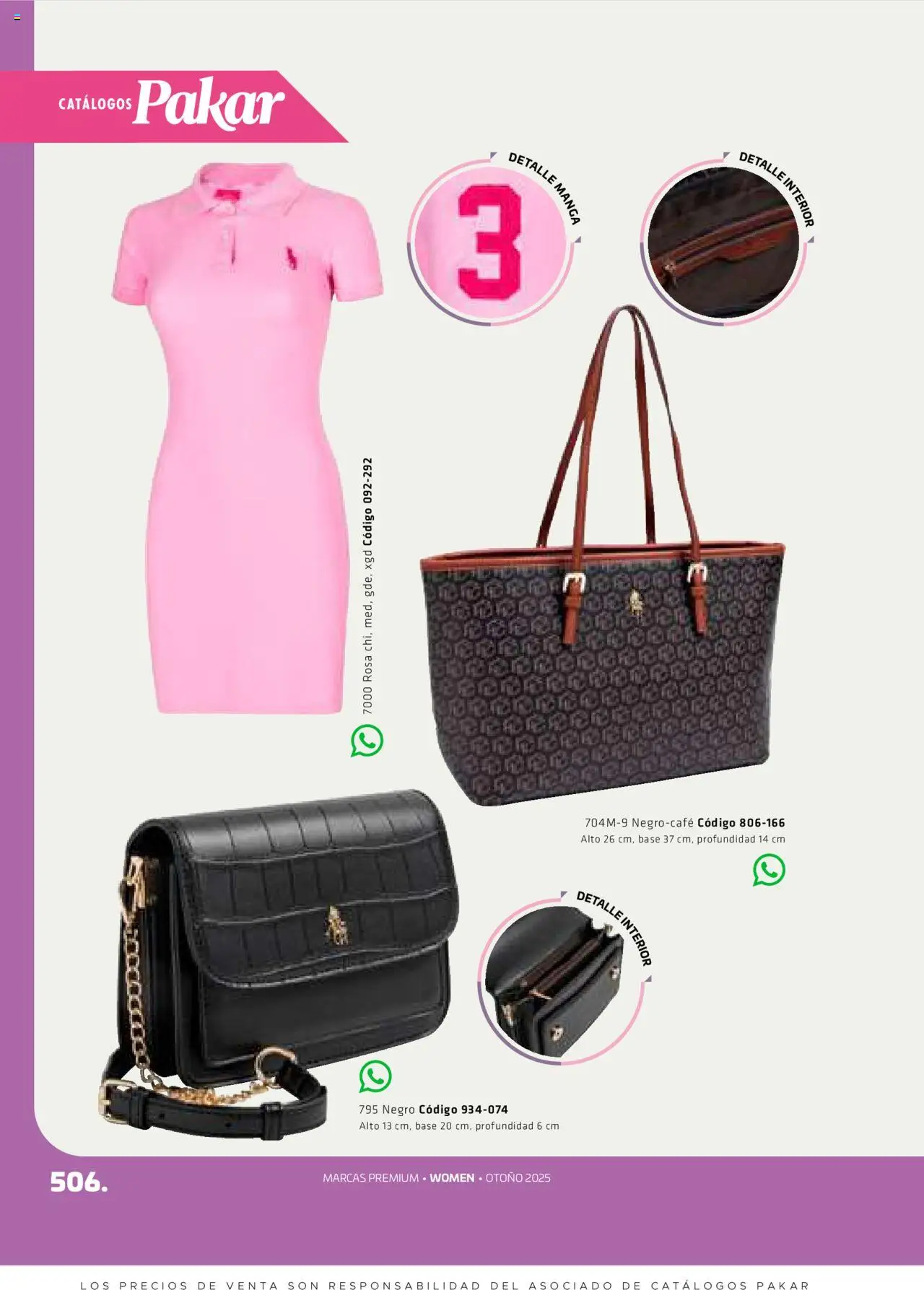 Nuevas ofertas de SC Pakar válidas en toda la República Mexicana desde el 29.08.2025. ¡Encuentra las mejores ofertas en SC Pakar - Catálogo Otoño Women! | Página: 506 | Productos: Manga