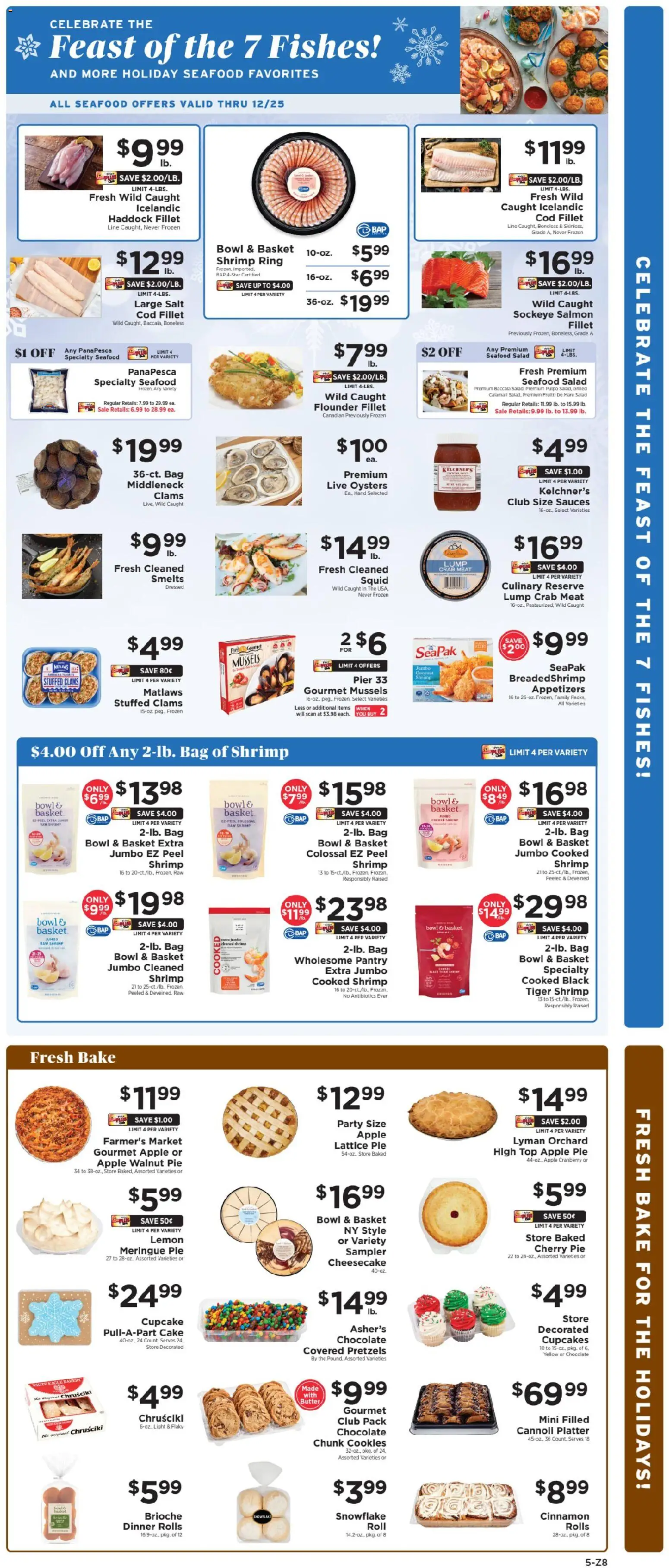 ShopRite Weekly Ad - valid from 19.12.2025 | Page: 6 | Products: Ring, Salad, Lemon, Cheesecake