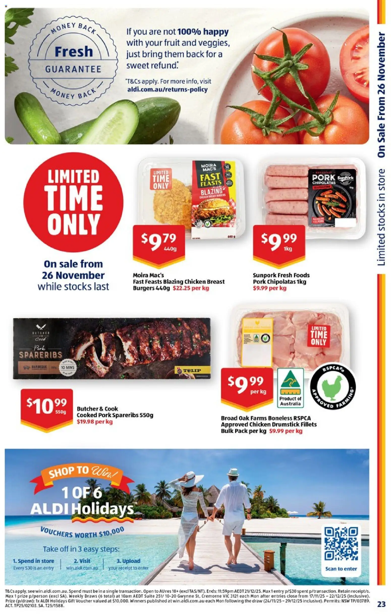 Aldi catalogue - valid from 03.12.2025 | Page: 23 | Products: Suite, Chicken, Pork