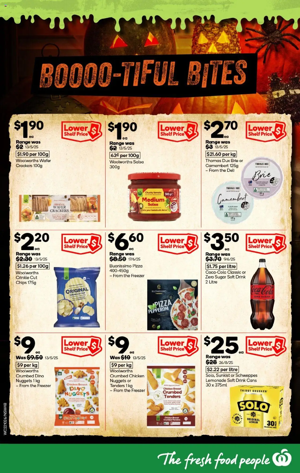 Woolworths catalogue - valid from 22.10.2025 | Page: 48 | Products: Shelf, Pizza, Sugar, Lemon