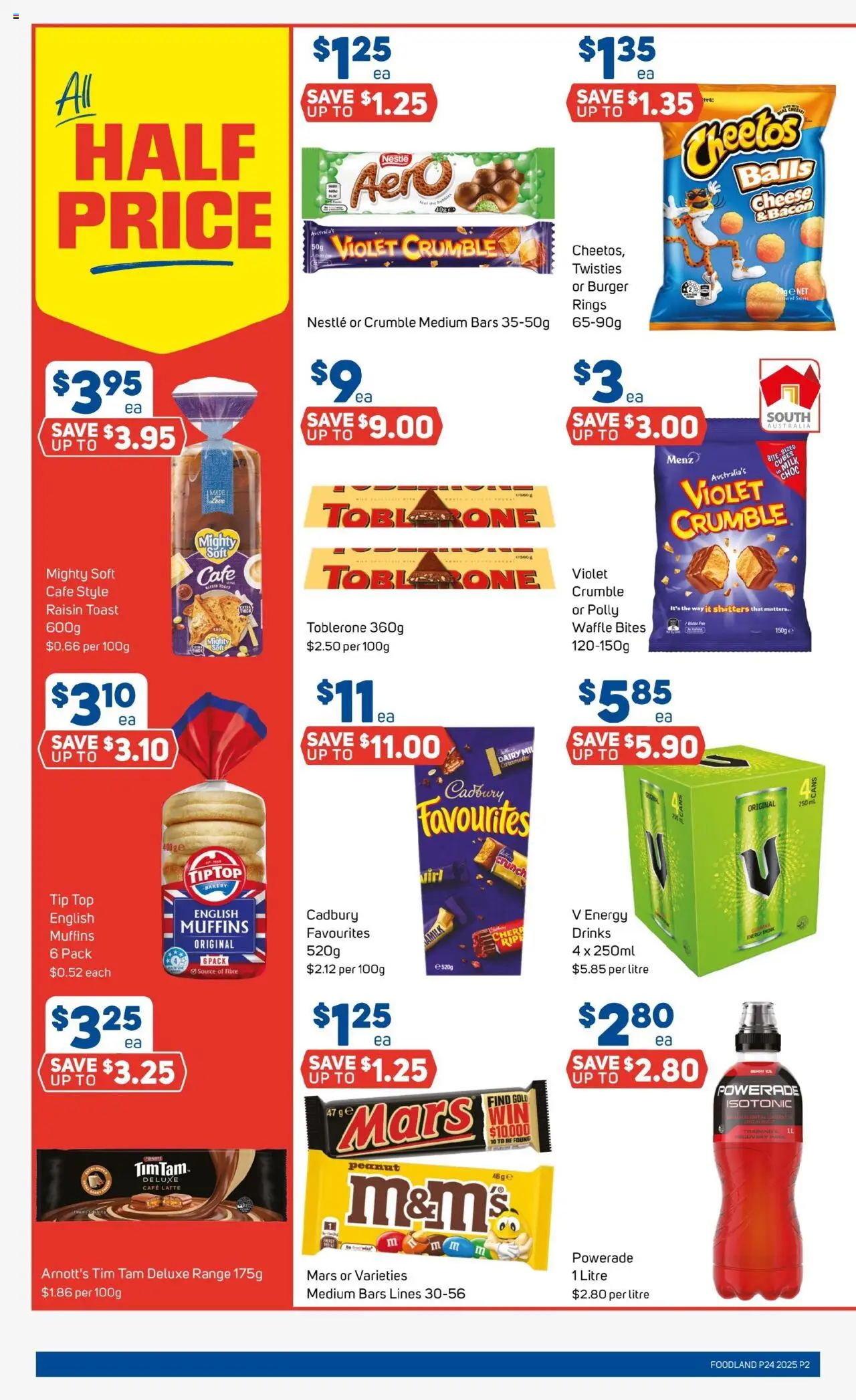 Foodland catalogue - valid from 11.06.2025 | Page: 2 | Products: Dairy, Cheese, Energy drink, Muffins