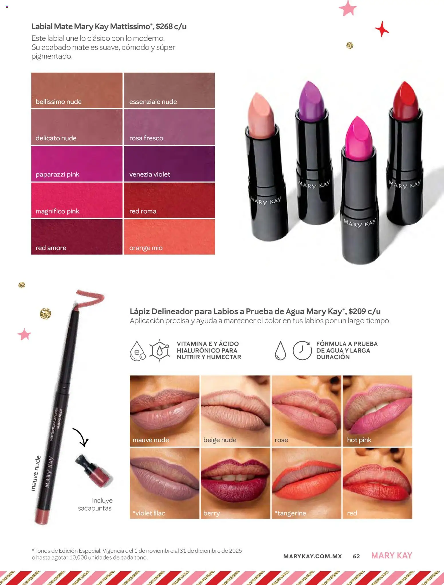 Nuevas ofertas de Mary Kay válidas en toda la República Mexicana desde el 01.11.2025. ¡Encuentra las mejores ofertas en Mary Kay catálogo! | Página: 62 | Productos: Agua, Mate, Delineador