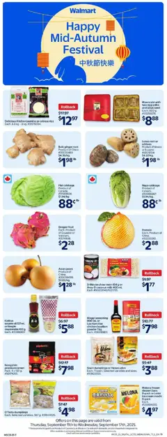 Preview of Walmart flyer - Mid-Autumn Festival from shop Walmart valid from 11.09.2025