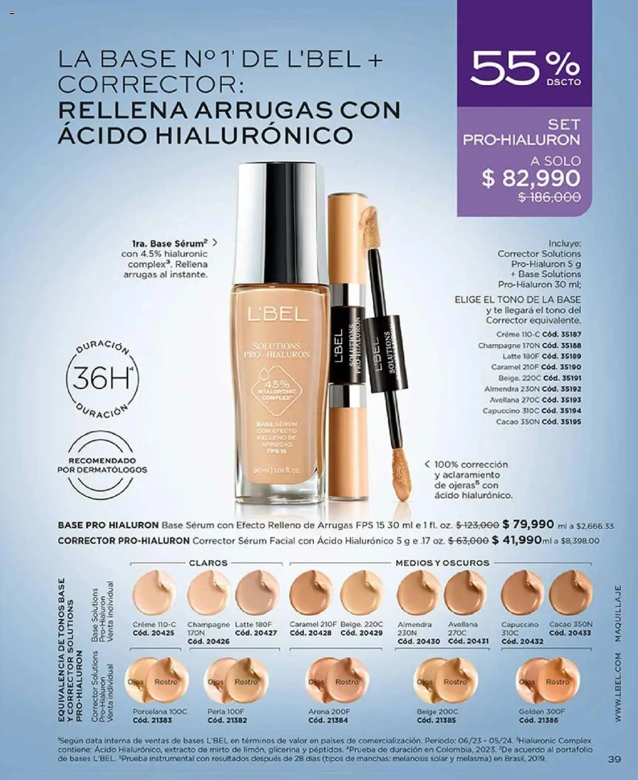 L'Bel revista - valida desde el 16.06.2025 | Página: 39 | Productos: Té, Almendra, Serum, Maquillaje