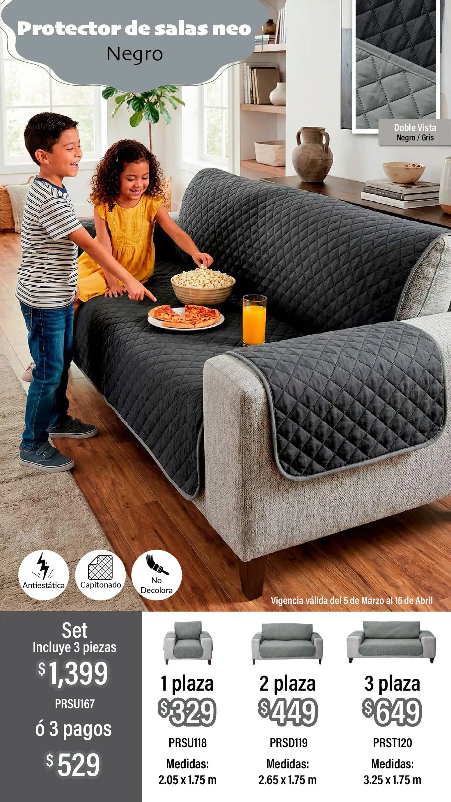 Nuevas ofertas de Colchas Concord válidas en toda la República Mexicana desde el 05.03.2026. ¡Encuentra las mejores ofertas en Colchas Concord catálogo Vacaciones! | Página: 17