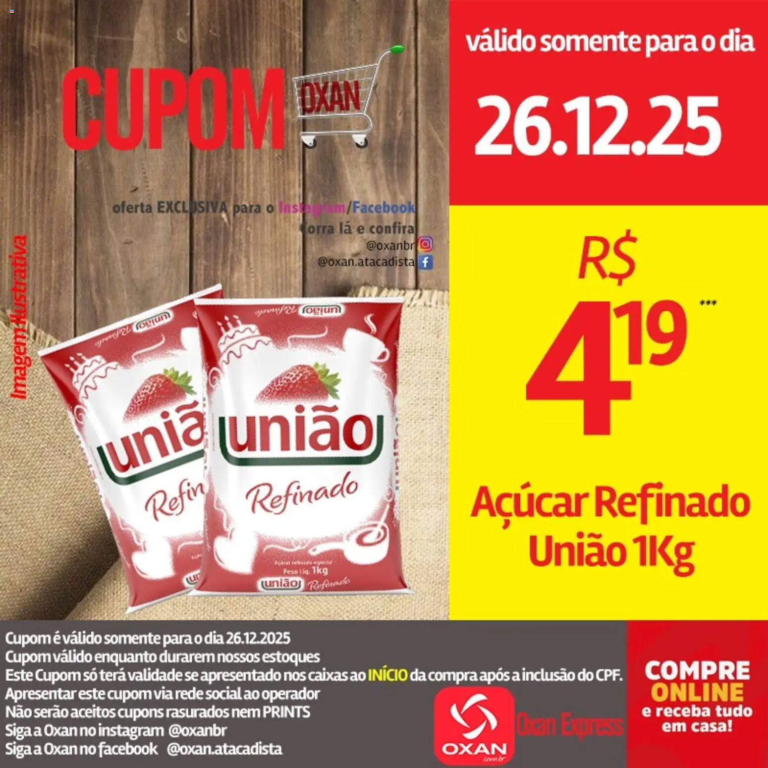 Oxan Atacadista Folheto - válido de 26.12.2025 | Página: 16 | Produtos: Açúcar