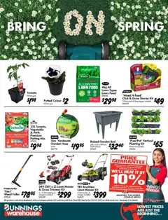 Preview of Bunnings Warehouse - Bring on Spring - valid from 10.09.2025