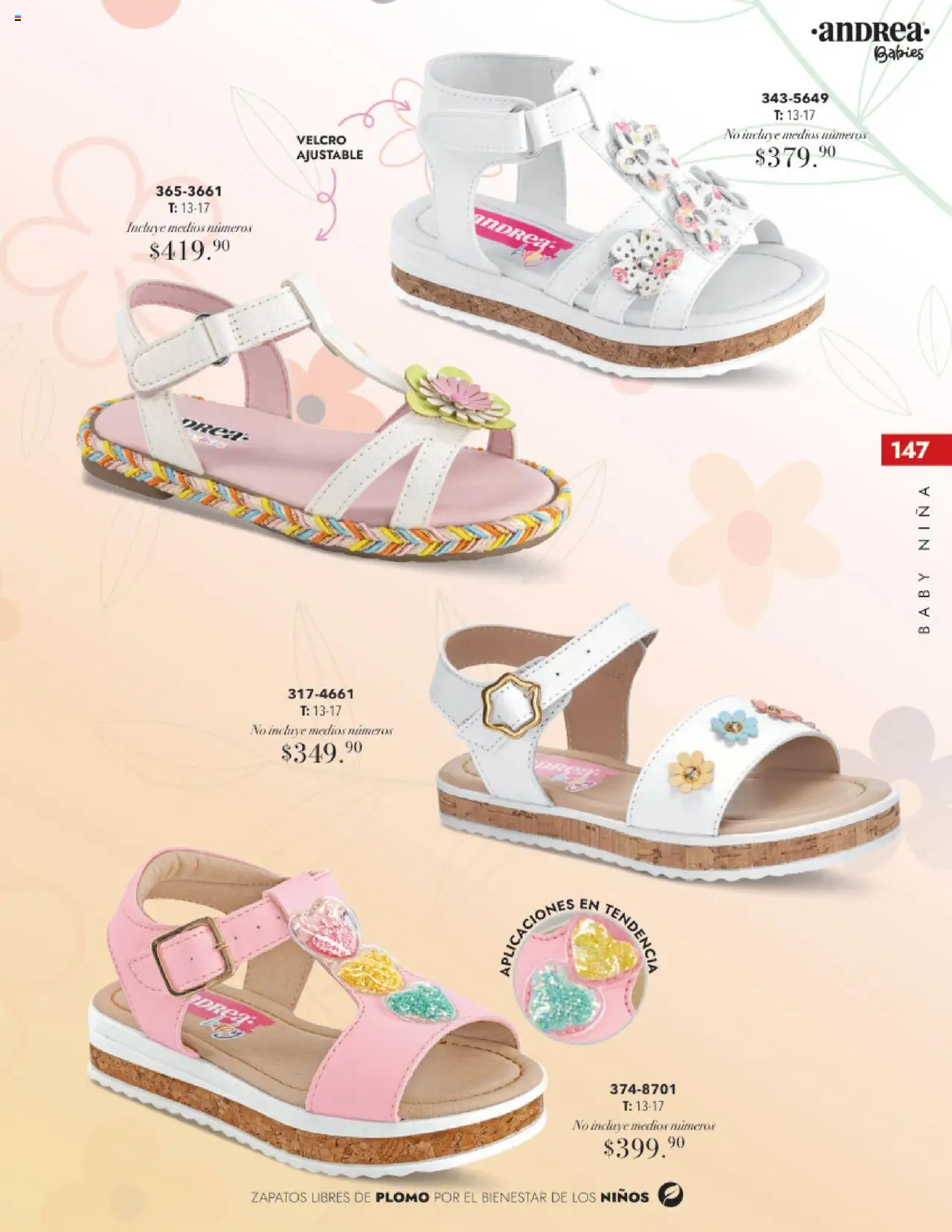 Nuevas ofertas de Andrea válidas en toda la República Mexicana desde el 17.08.2025. ¡Encuentra las mejores ofertas en Andrea - Catálogo Tropical Otoño / Invierno! | Página: 147 | Productos: Zapatos