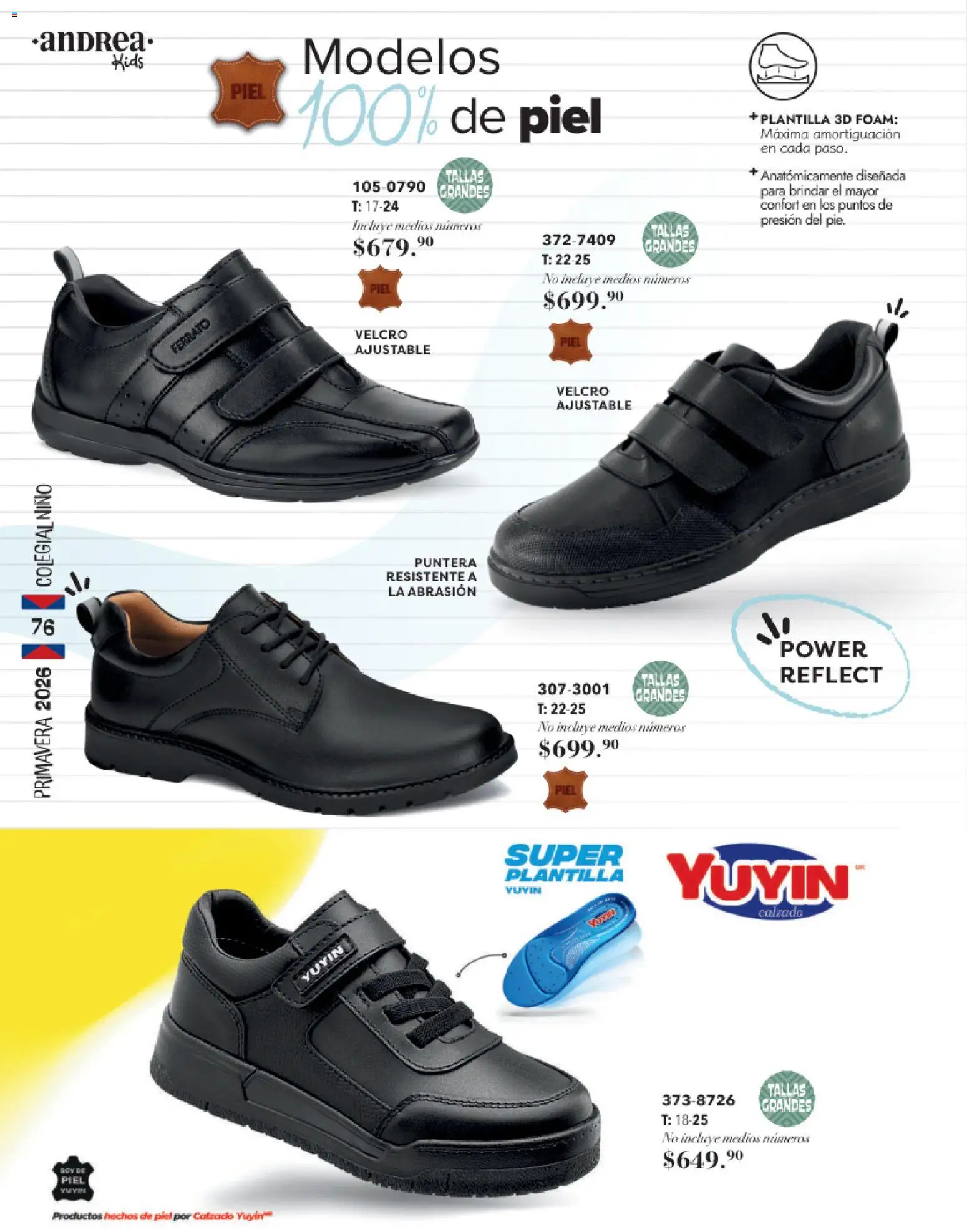 Nuevas ofertas de Andrea válidas en toda la República Mexicana desde el 25.01.2026. ¡Encuentra las mejores ofertas en Andrea catálogo Infantil! | Página: 76