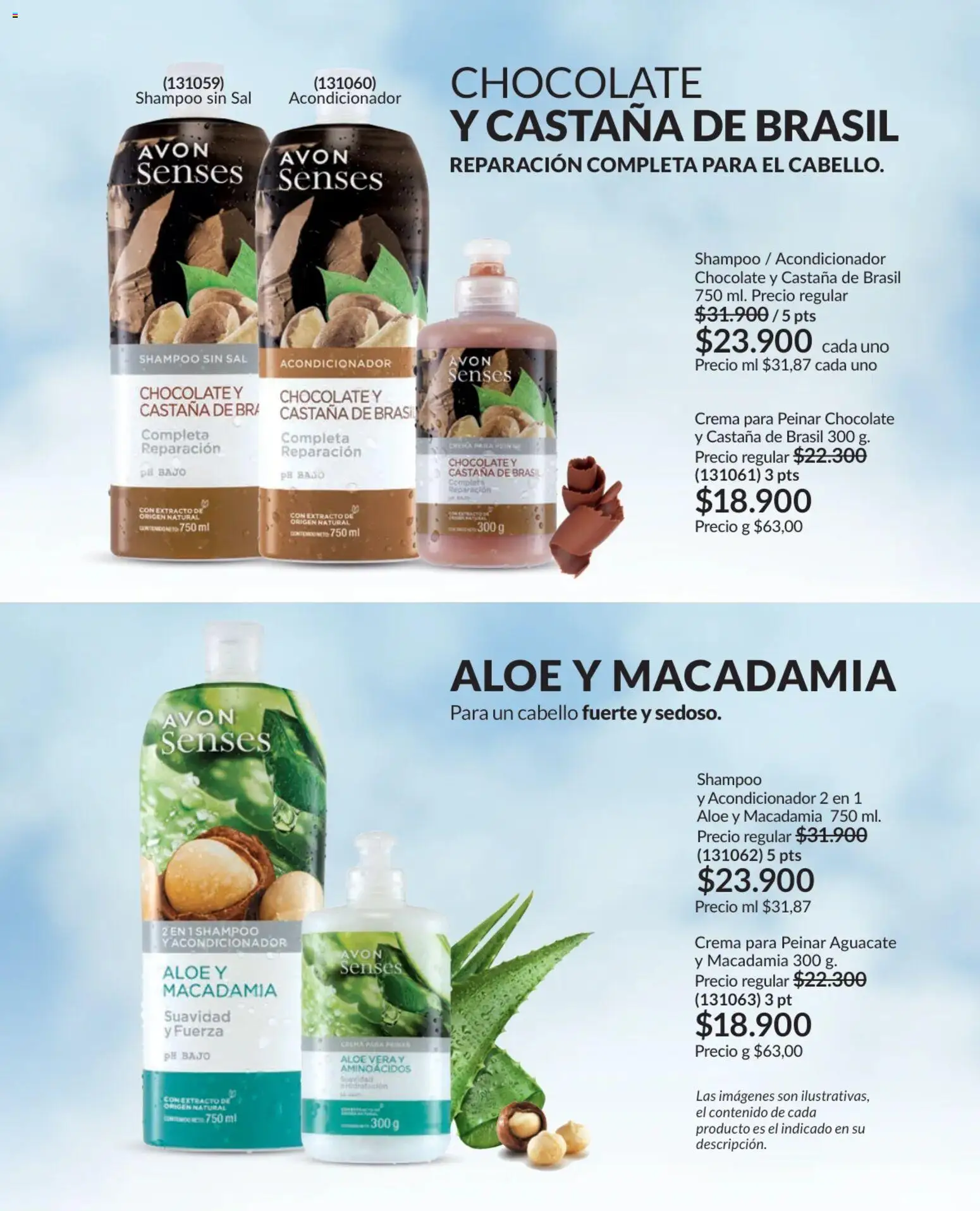 Avon revista - valida desde el 01.04.2026 | Página: 194 | Productos: Aguacate, Crema, Sal, Acondicionador