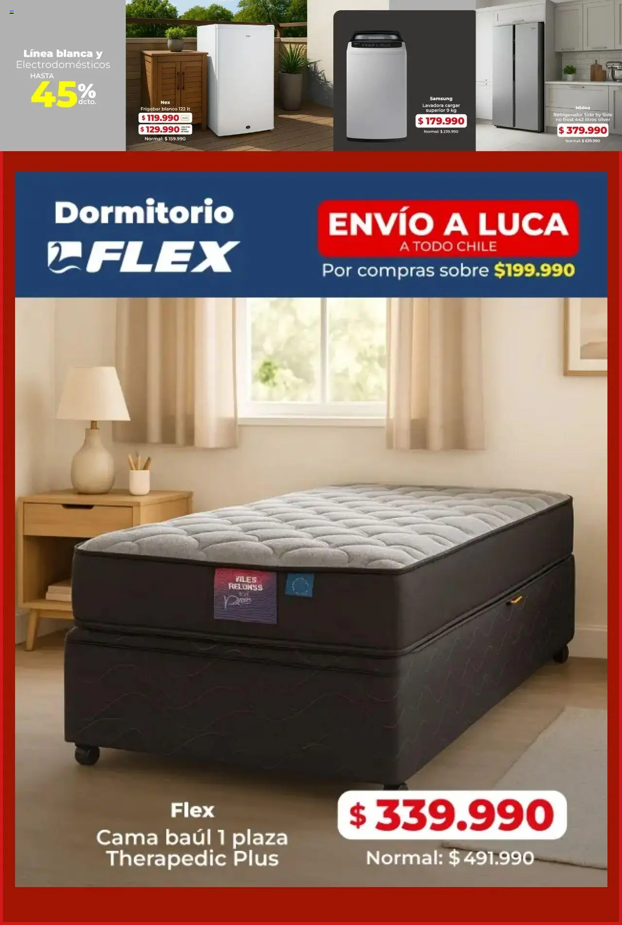 Easy ofertas  │ válido desde el 23.09.2025 | Página: 4 | Productos: Refrigerador, Lavadora, Frigobar, Cama