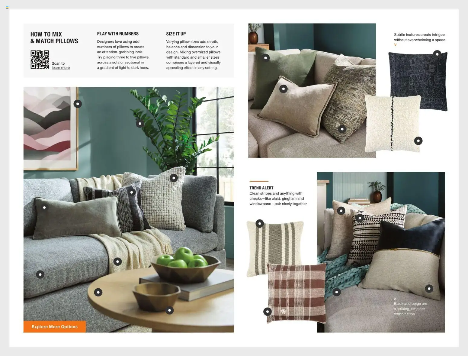 Home Depot Catalog - valid from 05.01.2026 | Page: 3 | Products: Pillow, Sofa, Sectional
