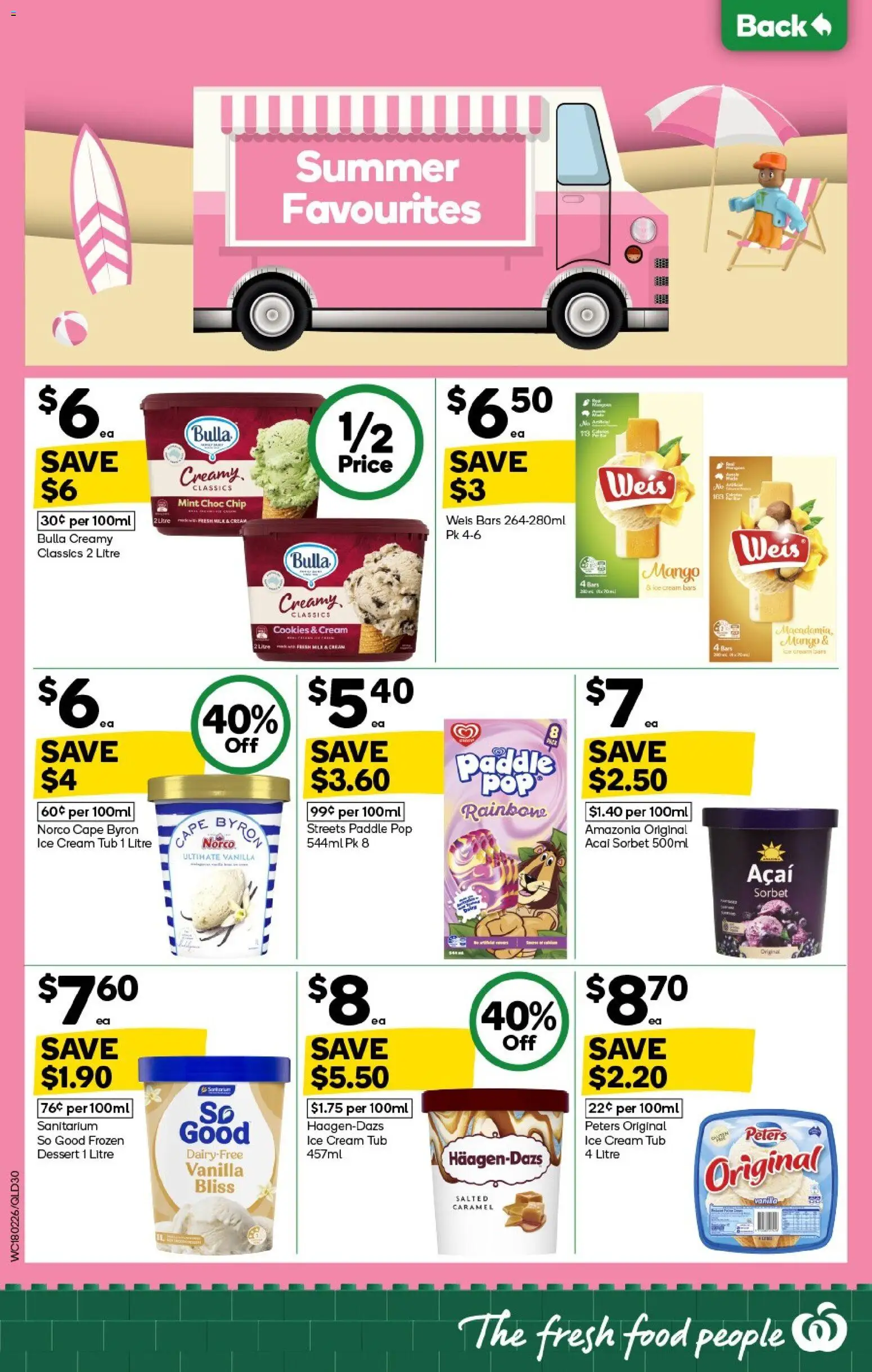 Woolworths catalogue - valid from 18.02.2026 | Page: 28 | Products: Dairy, Fish, Cream, Ice cream