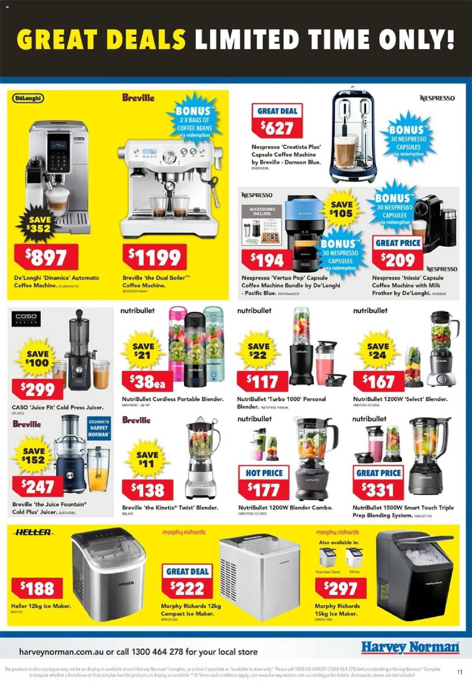 Harvey Norman catalogue - valid from 24.12.2025 | Page: 11 | Products: Milk, Coffee, Juice, Portable