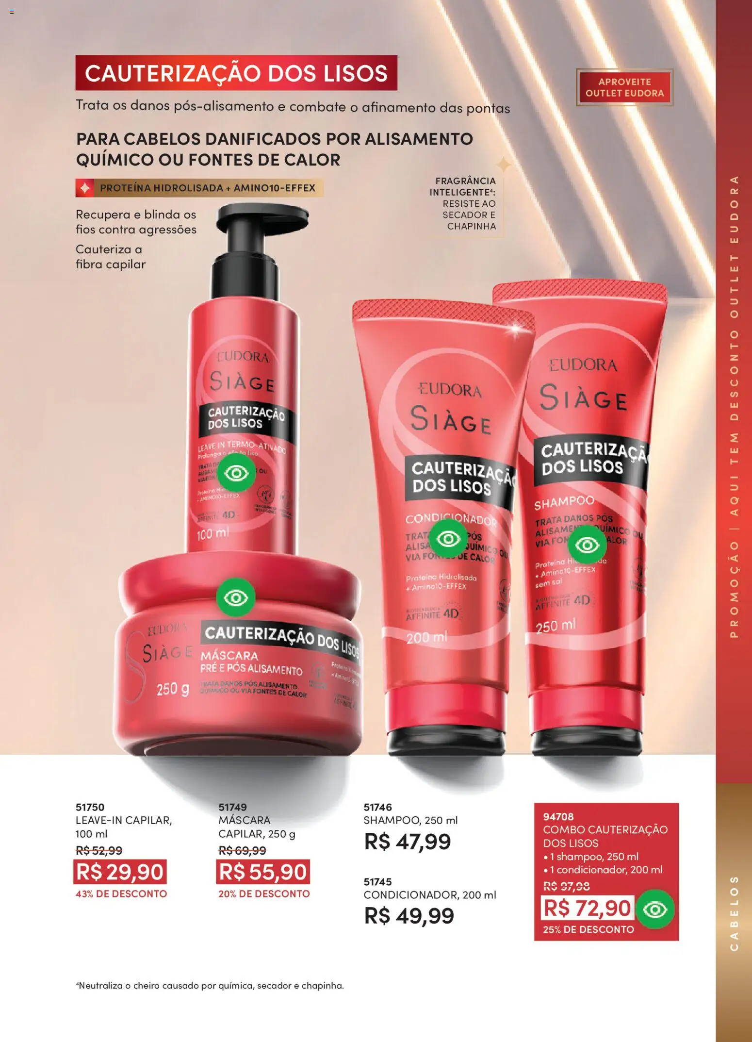 Eudora Folheto - válido de 17.12.2025 | Página: 45 | Produtos: Chapinha, Fragrância, Condicionador, Sal