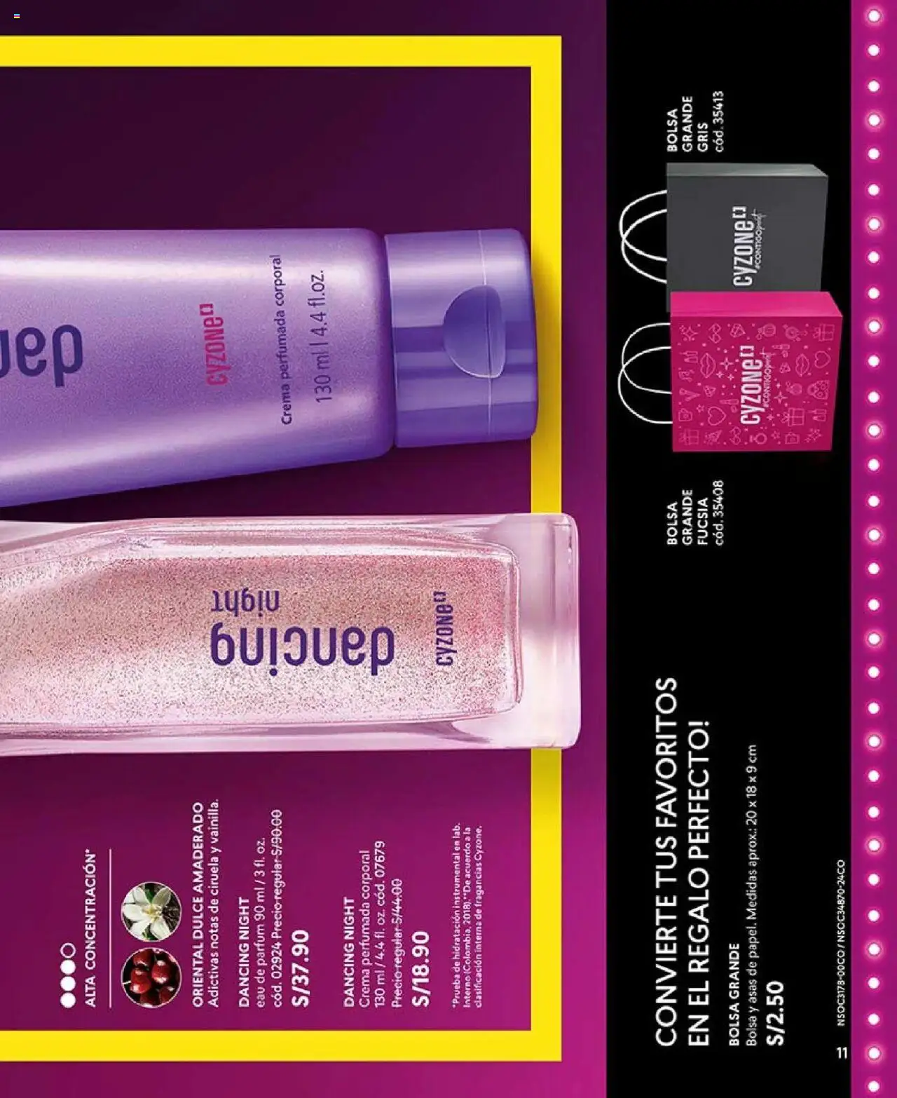 Catálogo CyZone válido desde 25.08.2025 | Página: 11 | Productos: Crema, Bolsa