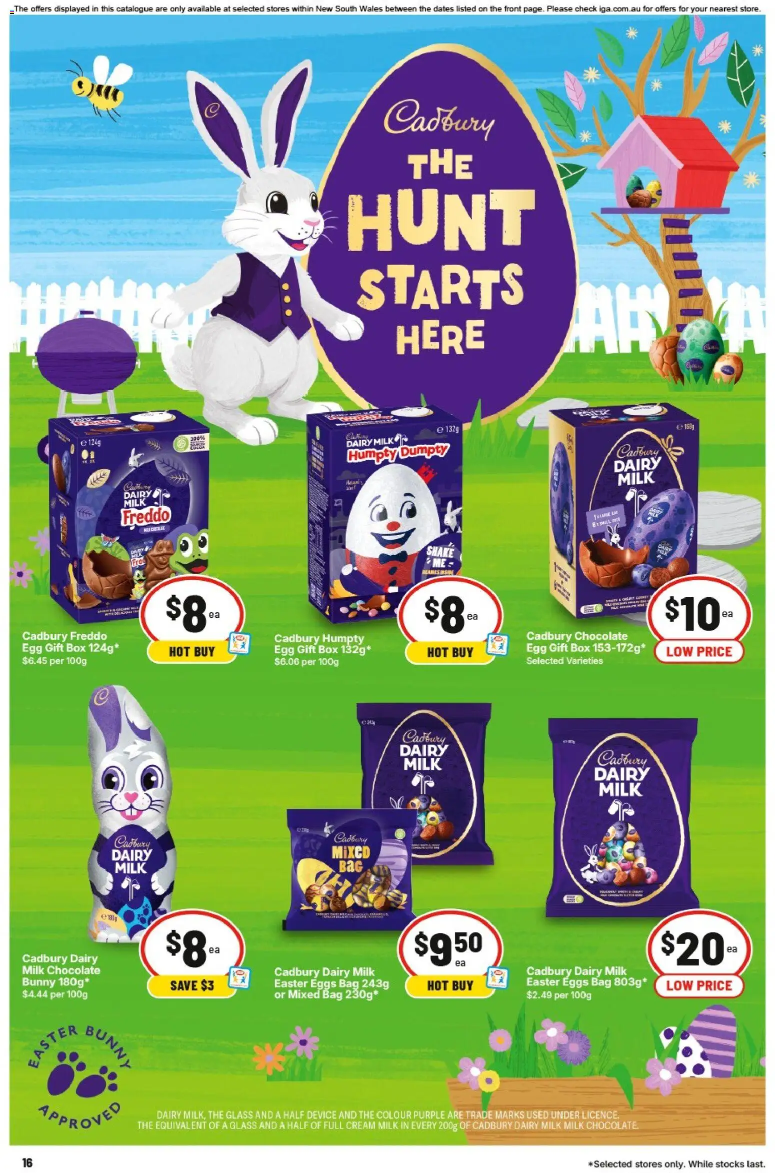 IGA catalogue - valid from 25.03.2026 | Page: 16 | Products: Box, Milk, Dairy, Bag