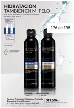 Vista previa Catálogo AVON Campaña 1/2026 válido desde el 01.01.2026 | Página: 165 | Productos: Shampoo, Acondicionador, Brillo